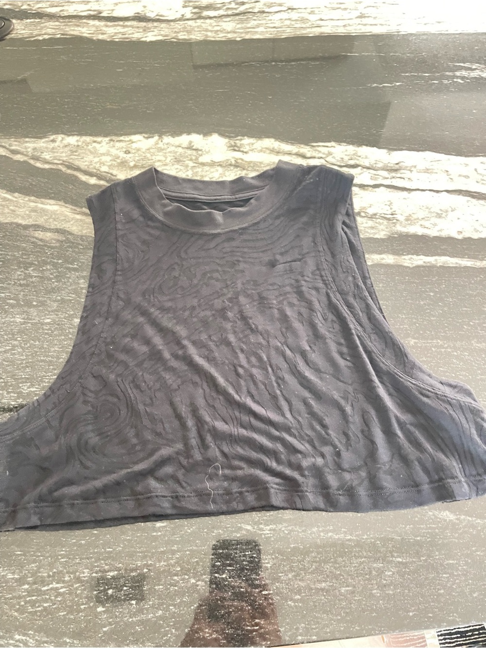 Lululemon black Cropped Tank Top